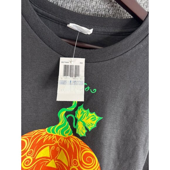 Happy Halloween Graphic T-Shirt 3XL Black Delta Pro Weight Pumpkin Design New - Picture 5 of 8
